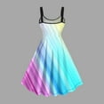 thumbnail image 4 of Hauts à Enfiler pour Femmes Vêtements Printemps Automne 2025 Chemises à Manches Longues Tendance Col Rond Ample Festival Hauts Femme Été Dégradé Imprimé Robe Sans Manches à Bretelles Grande Taille Hauts pour Femmes Été, 4 of 4