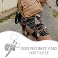 thumbnail image 2 of KAKOWELY charms 2pcs Elegant Pearl Keychain With Sparkling Rhinestone Coconut Tree Charm Backpack Decor Keychain Backpack Accessories Key Ring Bag Pendant, 2 of 4