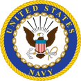 thumbnail image 1 of Red Carpet Studios 35114 Military Double Sided Sticker, Navy - Set of 2, 1 of 1