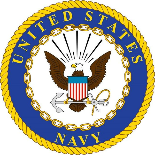 Red Carpet Studios 35114 Military Double Sided Sticker, Navy - Set of 2