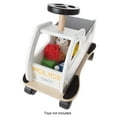 thumbnail image 3 of Ride On Police Car Toy Box with Steering Wheel, Sturdy Seat and All Direction Wheels- Cop Truck With Storage for Toddlers, Boys, Girls by Happy Trails, 3 of 8