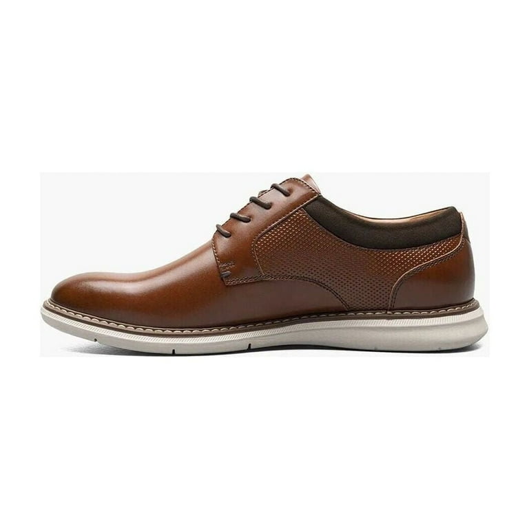 Nunn Bush Chase Men s Plain Toe Oxford Shoes Color Cognac Multi Size 10.5 WIDE Walmart