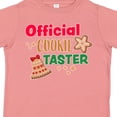 thumbnail image 4 of Inktastic Christmas Official Cookie Taster with Bell and Star Cookie Boys or Girls Toddler T-Shirt, 4 of 5