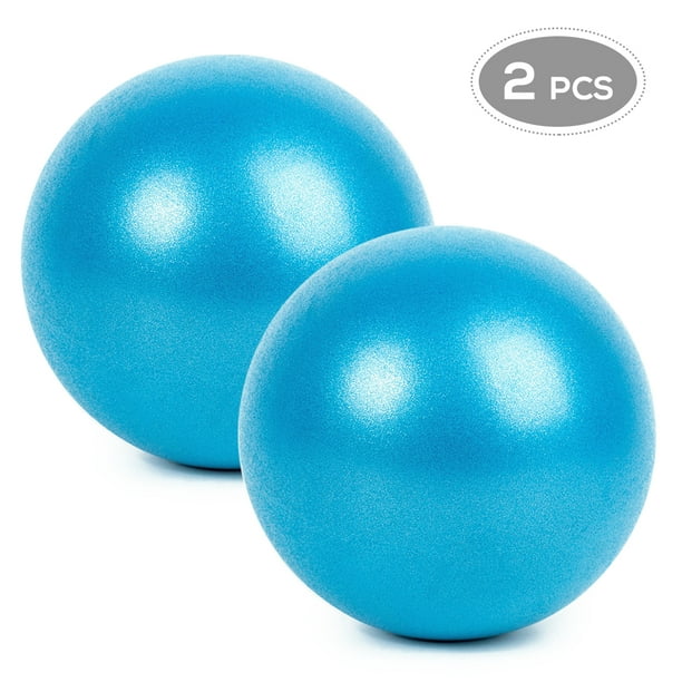 25cm 2 Pcs Balle de Yoga -burst Épaisse Balle de Stabilité Mini Pilates Barre Physique Balle