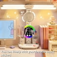 thumbnail image 4 of Multifunctional LED Desk Lamp with Built-in Fan & Color Changing Night Light, Dimmable Brightness, Plug-in Use, Compact Modern Lamp for Home Office Dorm Bedside, Ideal Holiday Gift, 4 of 12