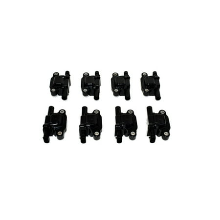 - A-Team Performance Black Ignition Coil 8 Piece Set Compatible with Chevrolet GM Pontiac LS LSX LS1 LS2 LS3 LS6 LS7
