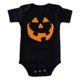 thumbnail image 3 of XAOFW Halloween Romper For Baby Girls boys short sleeve crewneck cartoon Pumpkin print bodysuit For Infants Toddlers versatile Onesie 0-3 Months, 3 of 4