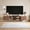 Walnut, variant on 86 Inch Modern Wood Fluted TV Stand Media With Storage Large,Console with Gold Metal Legs, Entertainment Center Cabinet for TVs Up to 80"(Walnut)
