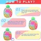 thumbnail image 3 of Pop It Ananas Erdbeere Among Us, Pop Its Fidget Popper Push Pop Bubbles Fidget Sensory, Tie Dye Pineapple Bubble Popper Stress Reliever Silicone Relax S, Rainbow Strawberry 2 Pack Adepaton WMCH-328, 3 of 7