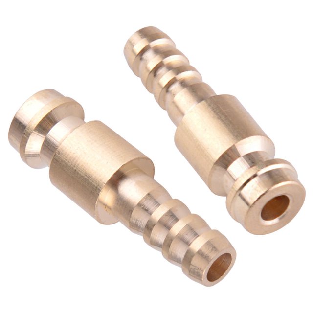 for Tig Welding Torch Intake 6mm Male Gas & Water Adapter Quick Connector 2Pcs