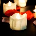 thumbnail image 1 of 12 paquetes de velas LED electrónicas de cera para té con lágrimas con control remoto temporizadas para decoración de cumpleaños, Navidad y bodas., 1 of 4