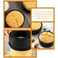 thumbnail image 7 of Black Stainless Steel Round Cake Pan with Detachable Bottom for Baking Use 9.8 Inches, 7 of 7
