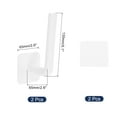 thumbnail image 2 of Unique Bargains 2 Pack Hat Racks for Baseball Caps, Plastic Adhesive Hat Hooks Hat Hangers, White, 2 of 7