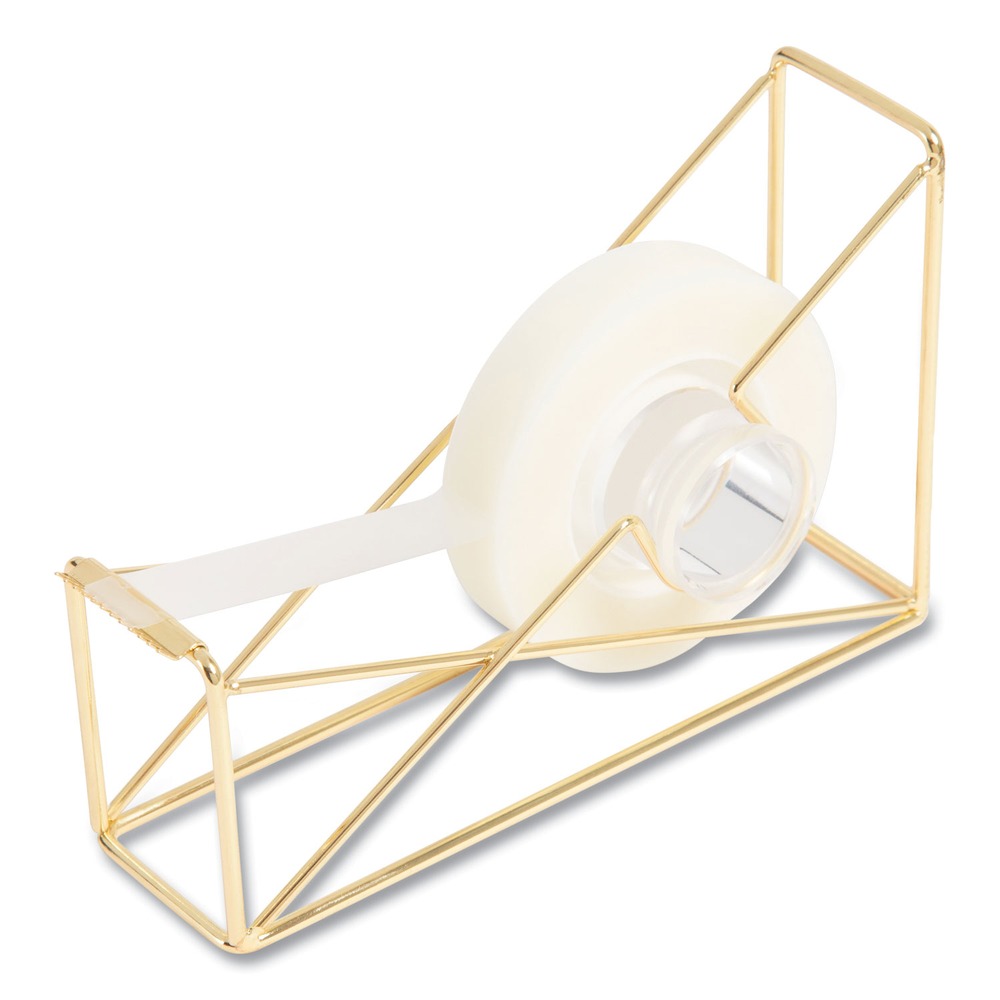U Brands 3235U06-24 Vena Tape Dispenser with 1 in. Core - Gold