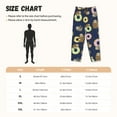 thumbnail image 3 of Balery Sloth with Donuts Pantalones de pijama para mujer, pijamas ultraligeros, pantalones de estar por casa-XX-Large, 3 of 6
