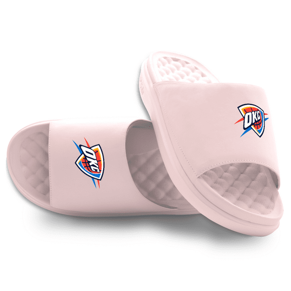 Unisex ISlide Pink Oklahoma City Thunder Primary Motive Slide Sandals