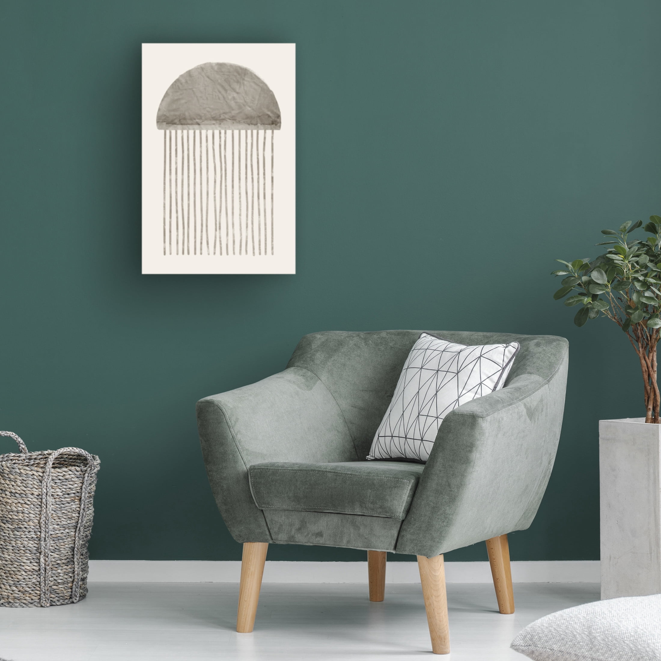 Canvas Wall Art - Ema Paraschiv 'Cocoa Ropes No2' Wall Art for Living Room, Bedroom, or Office D?cor by Trademark Fine Art - 16 x 24 Inches