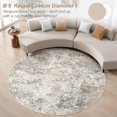 thumbnail image 4 of x Area Rug Living Room Rugs - Washable Neutral Modern Abstract Soft Thin Large Rug Indoor Floor No Slip Rug Carpet for Bedroom Under Dining Table Home Office Decor -, 4 of 9