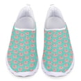 thumbnail image 1 of Zapatos planos informales con estampado de cerdo de dibujos animados para mujer, zapatos antideslizantes para caminar en casa, zapatillas de deporte de malla suaves y ligeras, regalo, 1 of 5