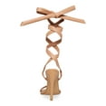 thumbnail image 2 of STEVE MADDEN Womens Beige Crocodile Strappy Comfort Utilize Square Toe Stiletto Lace-Up Dress Heeled Sandal 7 M, 2 of 4