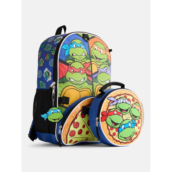 Nickelodeon Teenage Mutant Ninja Turtles Boys Backpack Set with Lunch Bag, 6 Piece