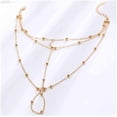 thumbnail image 4 of Gold Toe Ring Anklet Chain Adjustable Barefoot Sandal Jewelry for Women Foot Chain 1 Pcs, 4 of 4