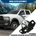thumbnail image 3 of Unique Bargains No.55255451AC Car Hood Latch Lock Assembly Replacement for Dodge for Ram 1500 2500 3500 Dakota Durango, 3 of 6