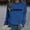 Blue, variant on Women's Fashionable Letter Printed Round Neck Long Sleeved Casual Sports Sweatshirt (1) French Tops Women Colla Sweatshirt Crop Sweatshirts for Women 2002 Sweatshirt Women Bunny Zip up Junior Tops