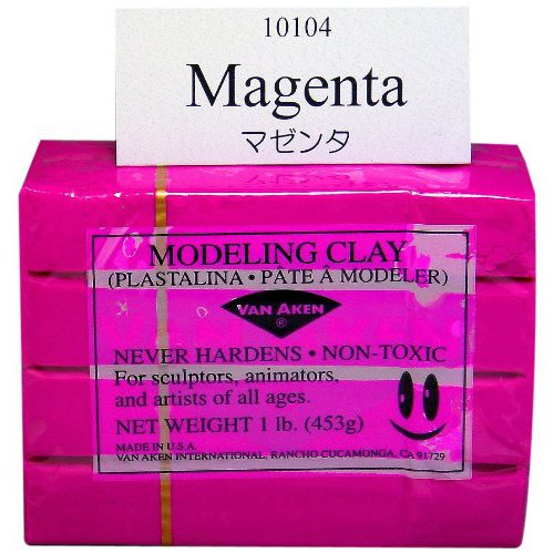VAN AKEN INTERNATIONAL 10104 Argile de Modélisation MAGENTA 1LB