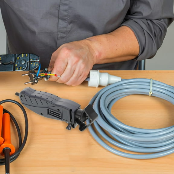 WHAMVOX  Professional Wire Stripper Electric Cable Stripping Tool Black