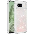 thumbnail image 3 of MYKOMI Glitter Case for Google Pixel 9A, Cute Bling Sparkly Flowing Liquid Quicksand Cover for Women Shockproof Protective Case Silicone Bumper Thin Cover for Google Pixel 9A, 3 of 7