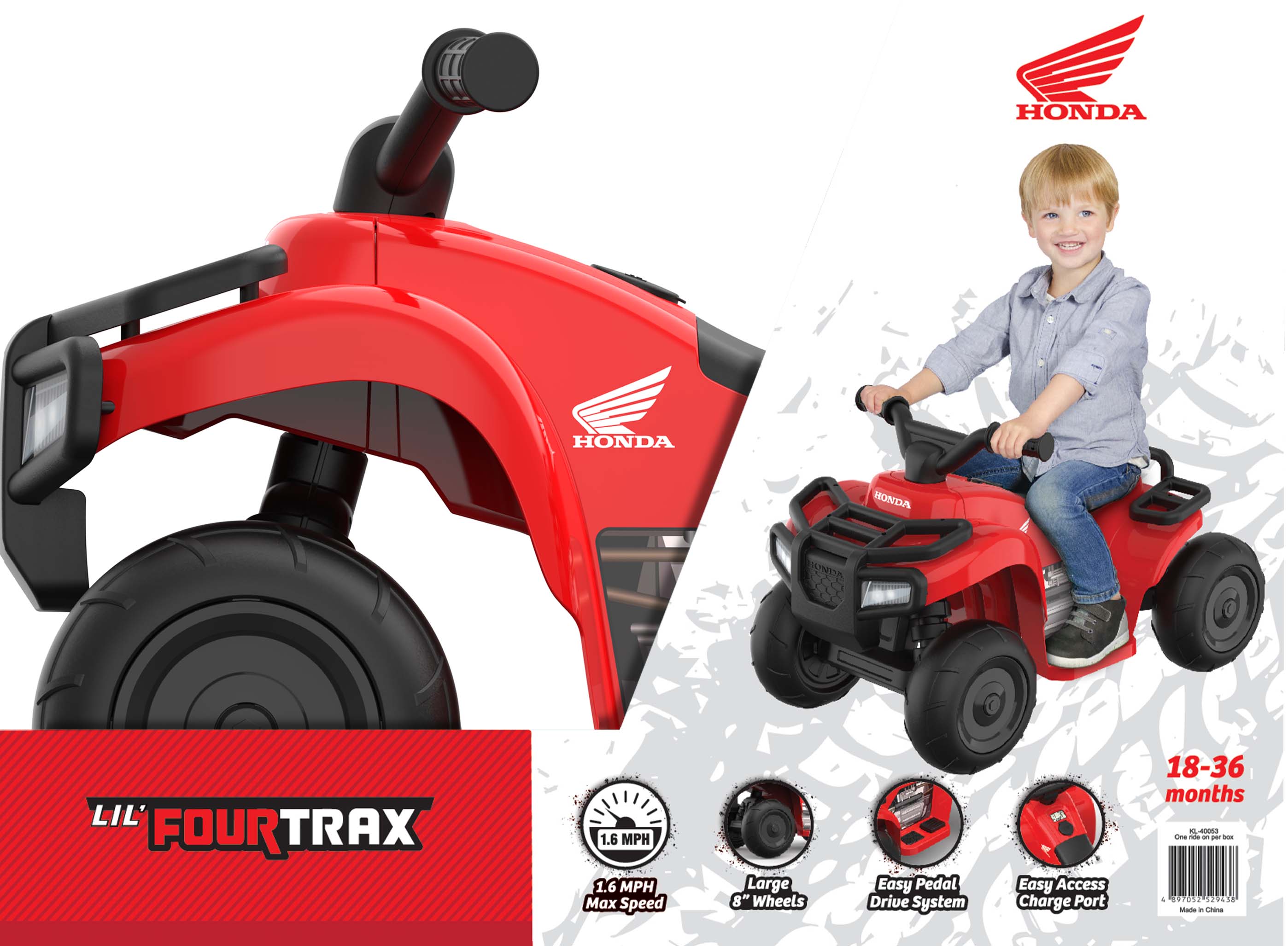 Honda 6V Four Trax Battery Powered Ride-On ATV photo 6