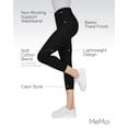 thumbnail image 3 of MeMoi Women's Comfort Cotton Capri Lightweight Leggings - Womens - Female, 3 of 7