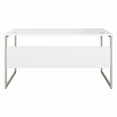 thumbnail image 6 of Maklaine Engineered Wood 60W x 30D Computer Table Desk in White, 6 of 14