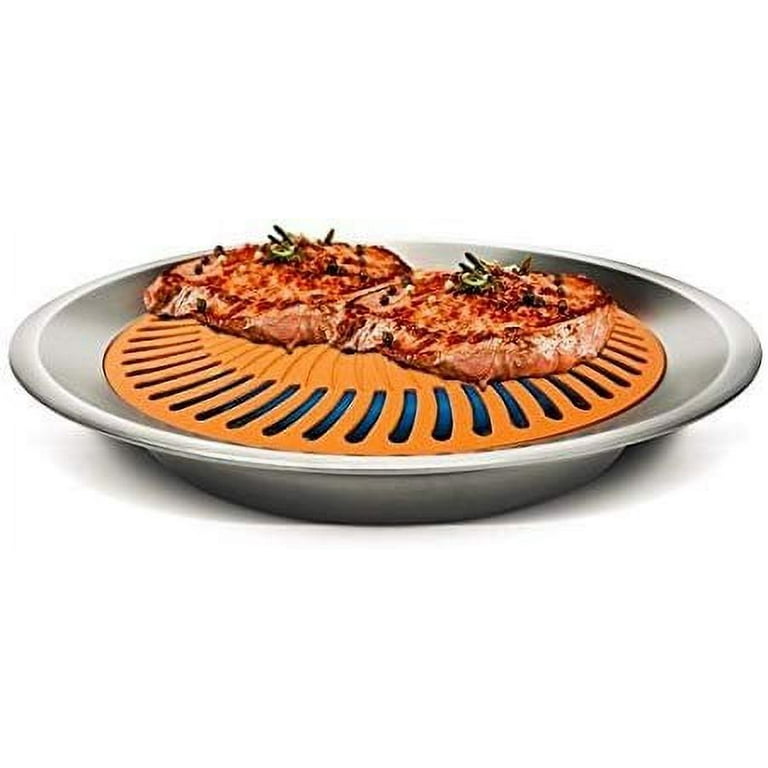 Now you can do barbecue grilling inside with this stove top grill