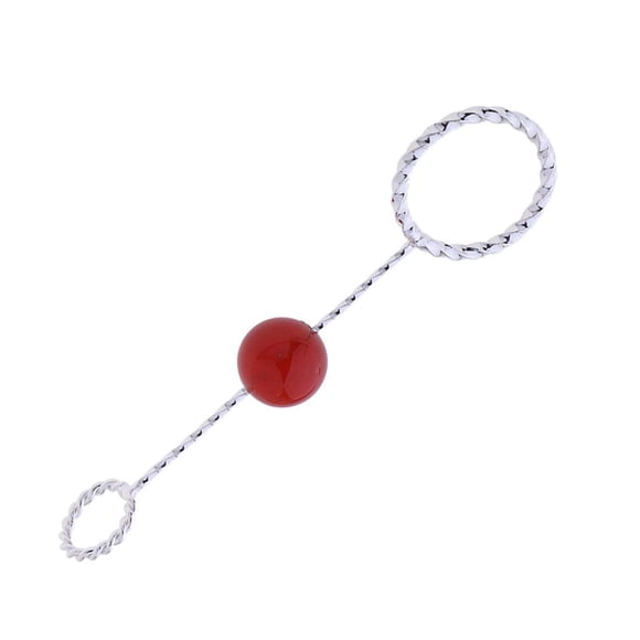 Anillo de fumar retro, pequeño, para colgar en la mano, para cigarrillos - Sin nicotina, para dedos D