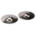 thumbnail image 2 of SHISUYAN 2 Pcs Tambour Cymbale Crash Débutant Accessoires d'Instruments de Percussion Durables WD01 (Argent), 2 of 8