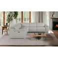 thumbnail image 2 of HomeRoots Italian Leather Power Reclining U Shaped Five Piece Corner Sectional, 2 of 7