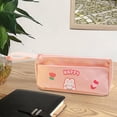 thumbnail image 4 of Estuche para lápices multifunción con cremallera, neceser de maquillaje, organizador de cosméticos, lápiz para estudiantes rosa, 4 of 6