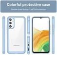 thumbnail image 2 of SaniMore Samsung Galaxy A05 Case (6.7" 2023 Release), Soft Shockproof TPU Bumper Crystal-clear PC Back No-yellowing Anti-drop Ultra-slim Lightweight Rugged Cover For Samsung A05, Blue, 2 of 7
