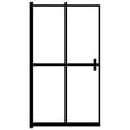 thumbnail image 3 of vidaXL Folding Shower Enclosure ESG 80x140 cm Black, 3 of 4
