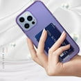 thumbnail image 2 of Designed for iPhone 13 Pro Case,Wallet Case with Card Holder,Drop Protection Protective Cover for Apple iPhone 13 Pro,Clear Purple, 2 of 8