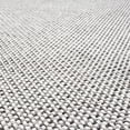 thumbnail image 4 of Luxe Weavers Machine Woven White Dark Gray 4x6 Area Rug Fringed, Textured Carpet, 4 of 10