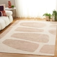 thumbnail image 3 of SAFAVIEH Easy Care Anabel Abstract Machine Washable Area Rug, Beige/Ivory, 5' x 8', 3 of 12