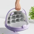 thumbnail image 3 of Portable Silkworm Breeding Cage - Transparent PP/Glass, Handle - for Observing Growth, Educational, Easy Clean, Small Animals, 3 of 4