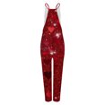 thumbnail image 3 of Styesk Pantalons pour Femmes Combinaisons Sans Manches Amples en Lin Jambes Larges, 3 of 4