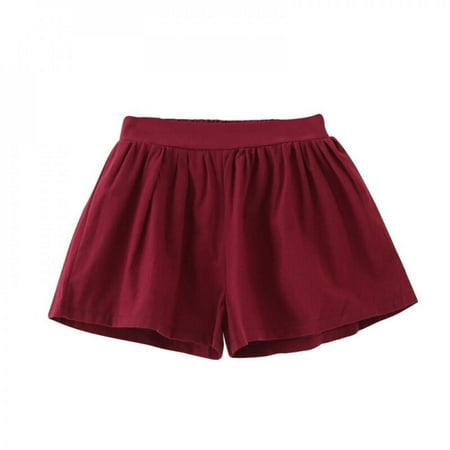

Girls Loose Pants Summer Cool Candy Color Casual Beach Pants Shorts
