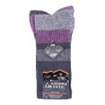 thumbnail image 2 of Storm Valley - 3 Paires de Chaussettes de Randonnée pour Femmes en Coton Anti-Ampoules avec Semelle Rembourrée, 2 of 2