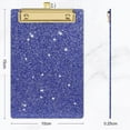 thumbnail image 3 of SNNROO Clipboard Glitter Glossy Surface Smooth Writing Rounded Corners Strong Clamping Force Supporting High Toughness Bending-resistant Backing Plate Office Supplies, 3 of 8