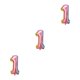 thumbnail image 1 of Matsuzay Globos digitales de cumpleaños esférica Suministros para fiestas Aniversario Suministro Maravilloso adorno Artículos para el Type1 NO1, 1 of 6